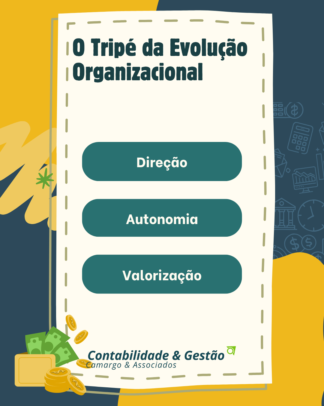 O Tripé da Evolução Organizacional: Direção, Autonomia e Valorização