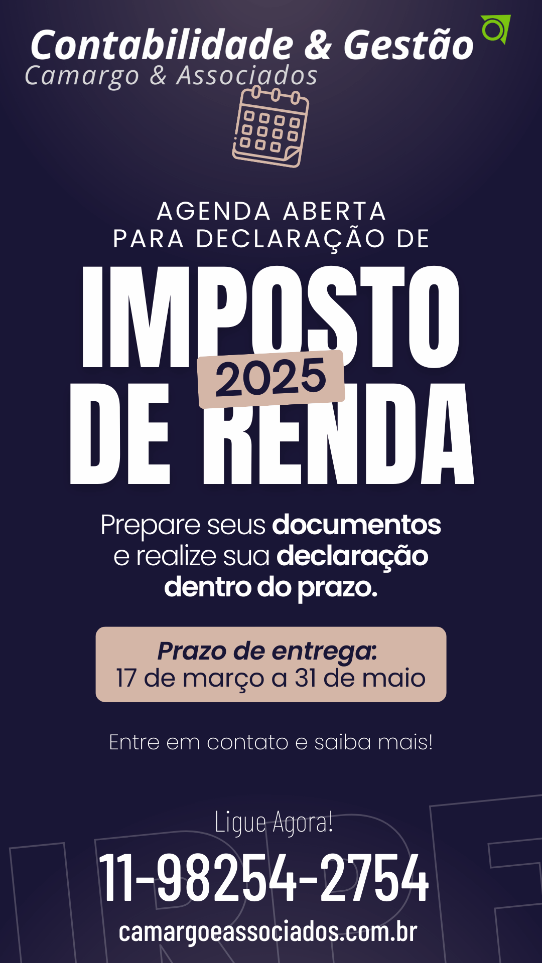 Imposto de Renda Pessoa Física - 2025